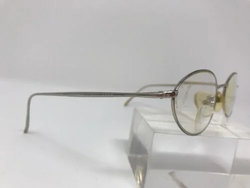 Donna Karen Eyeglasses Frame Italy 8221-062 Silver Metal 52-18-140 Full Rim I758 2