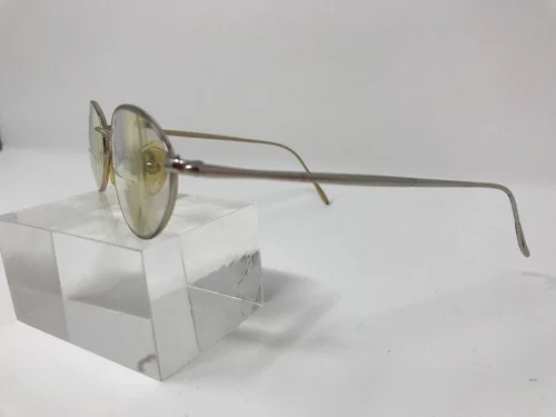 Donna Karen Eyeglasses Frame Italy 8221-062 Silver Metal 52-18-140 Full Rim I758 4