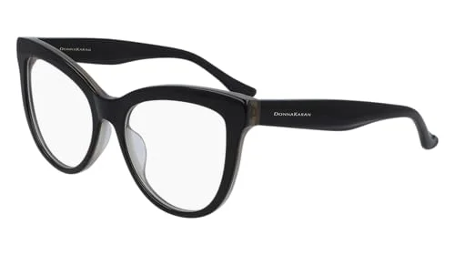 Donna Karen Made in Italy Black shiny eyeglass frames, DK3505, 52-17-130 w/case