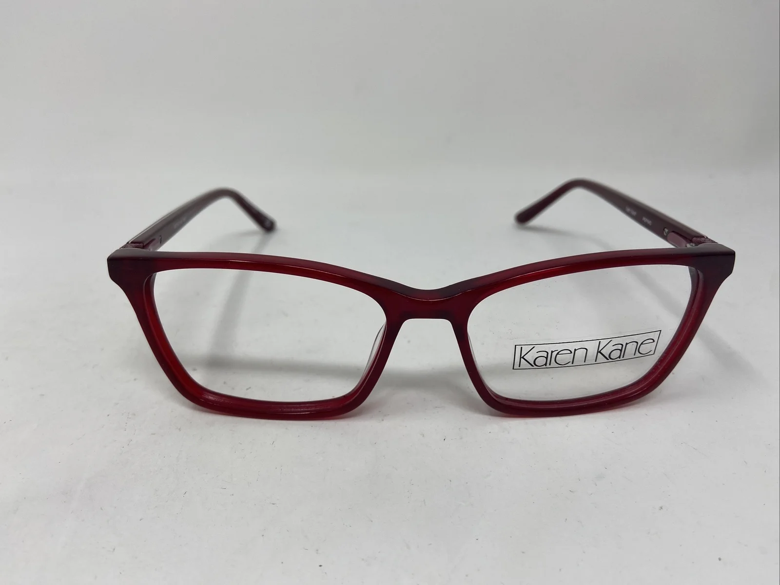 KAREN KANE EYEGLASSES PEPINO RED 53/16/135 FLEX HINGE EYEGLASSES FRAME DN60