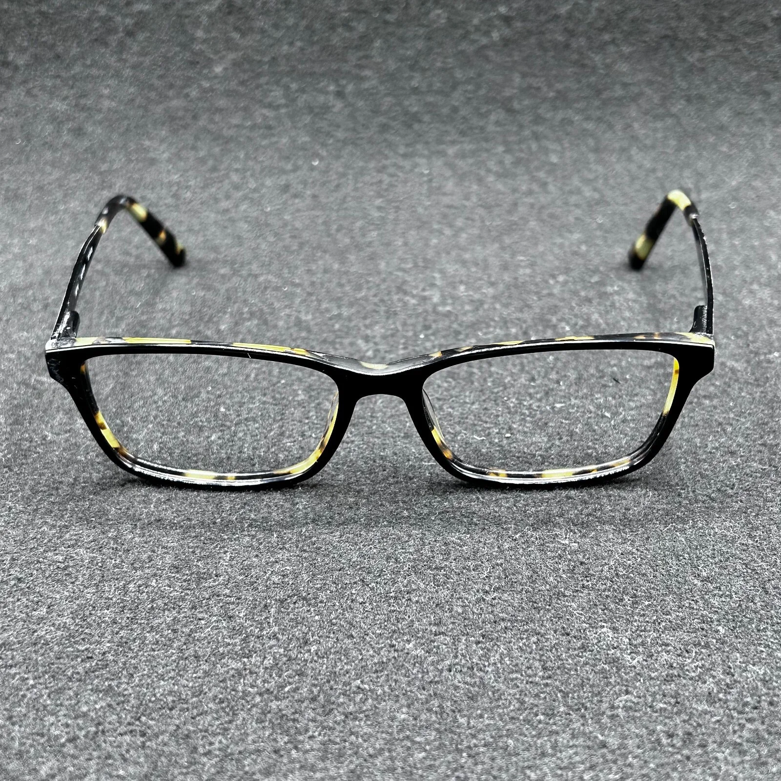 Karen Millen KM760 Eyeglasses **FRAME ONLY** Black Tort 53-16-135 Used 2
