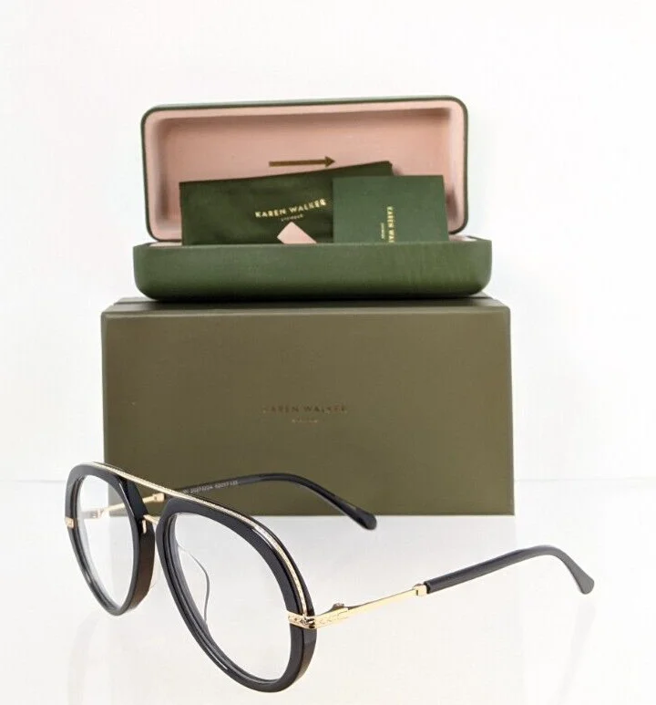 New Authentic Karen Walker Eyeglasses LOWRI 2027322A 52mm Frame