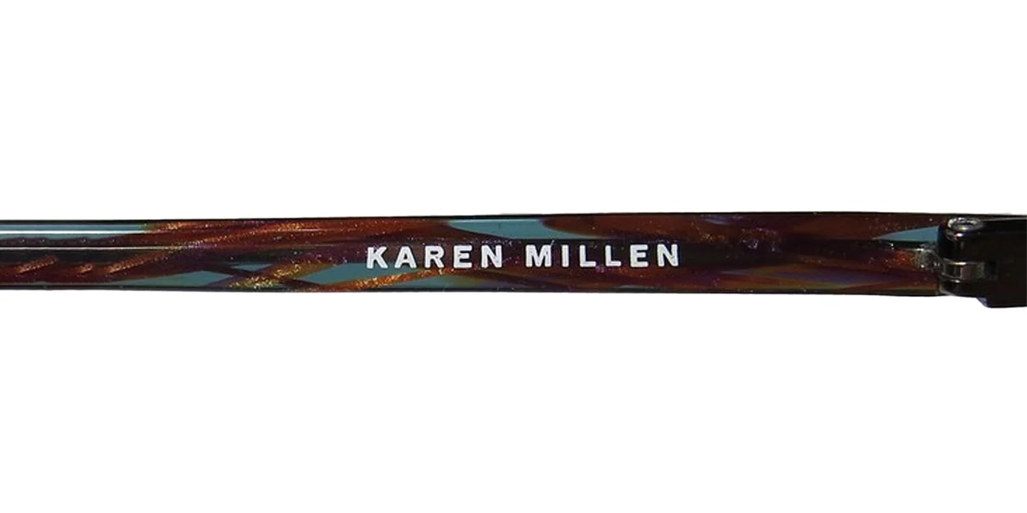 NEW KAREN MILLEN KM0063 GLASSES DESIGNER WOMENS METAL & PLASTIC 50-18-140 2
