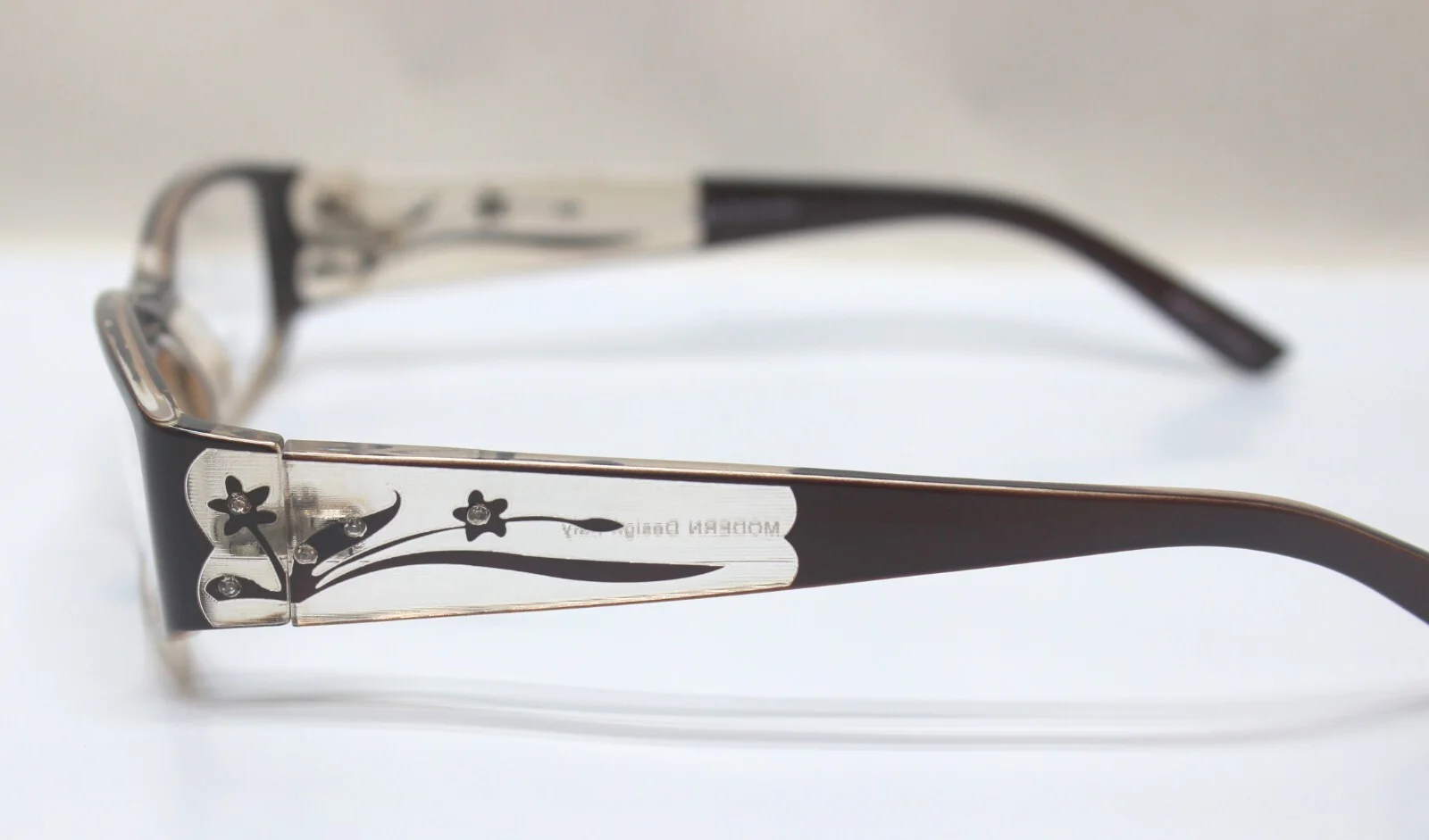 NEW Modern Optical Karen Womens Eyeglasses Frames Brown 52-16-135 2