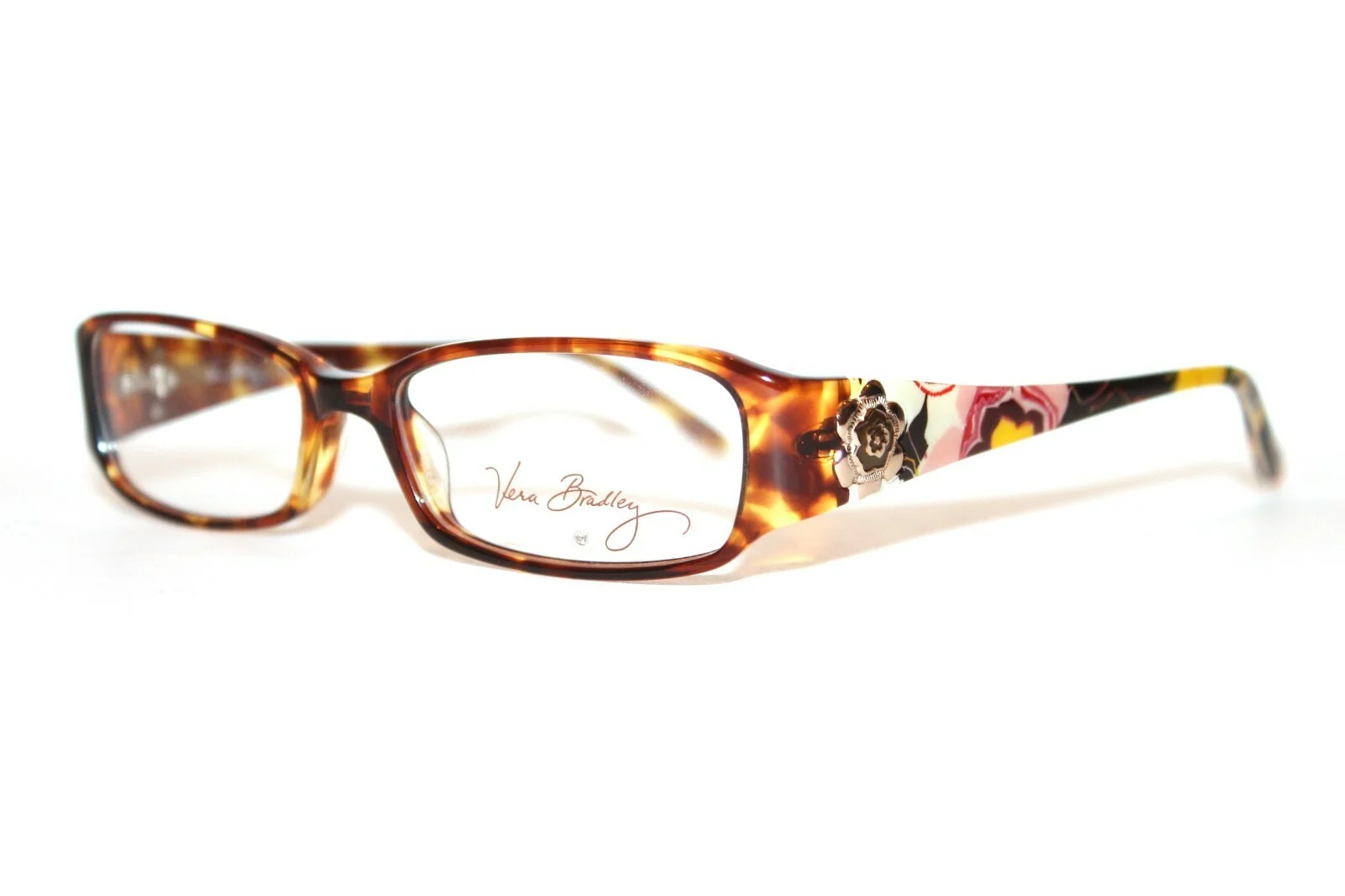 VERA BRADLEY VB KAREN BUTTERCUP TORTOISE AUTHENTIC EYEGLASSES WOMAN RX 53-16-135